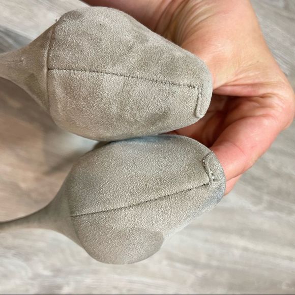 Steve Madden Gray Felicity Suede D'orsay Pump - Picture 8 of 11